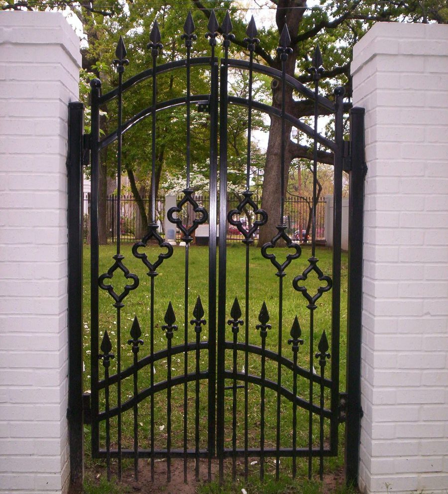 Gothic Style Garden Gate adds accent to your outdoor space