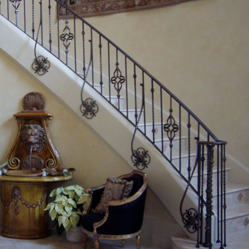 Custom built to the last detail. This staircase speaks for itself!
